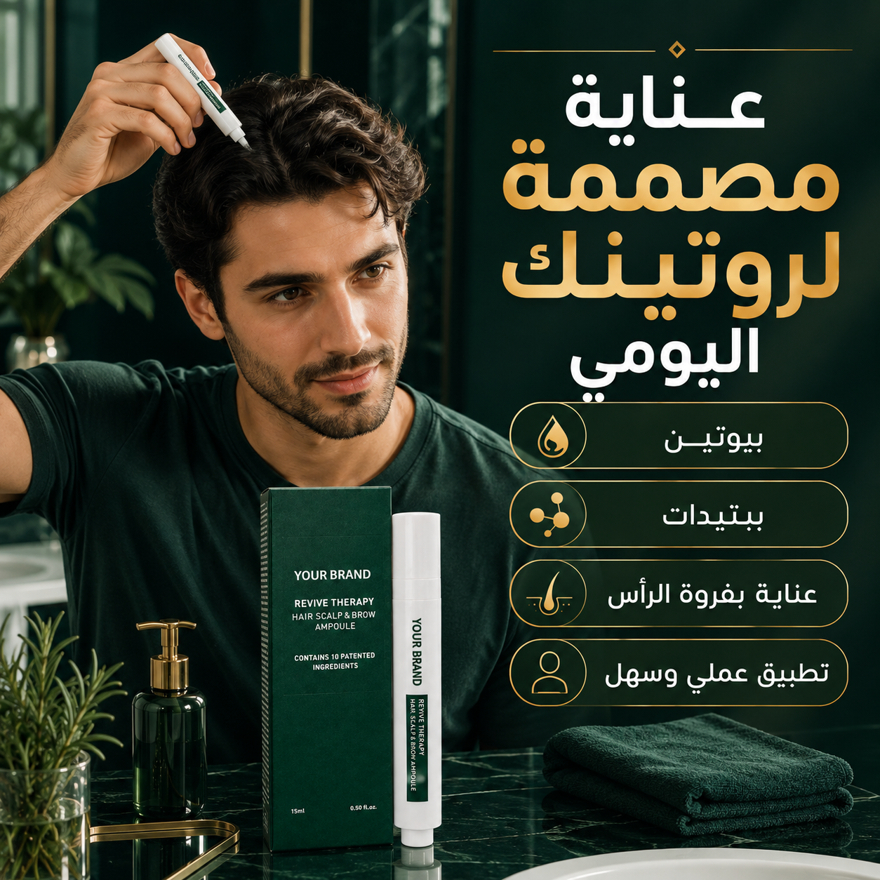 سيروم الشعر وفروة الرأس والحواجب